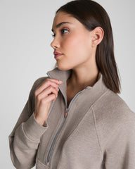 Brushed Airessentials Half Zip Tunic