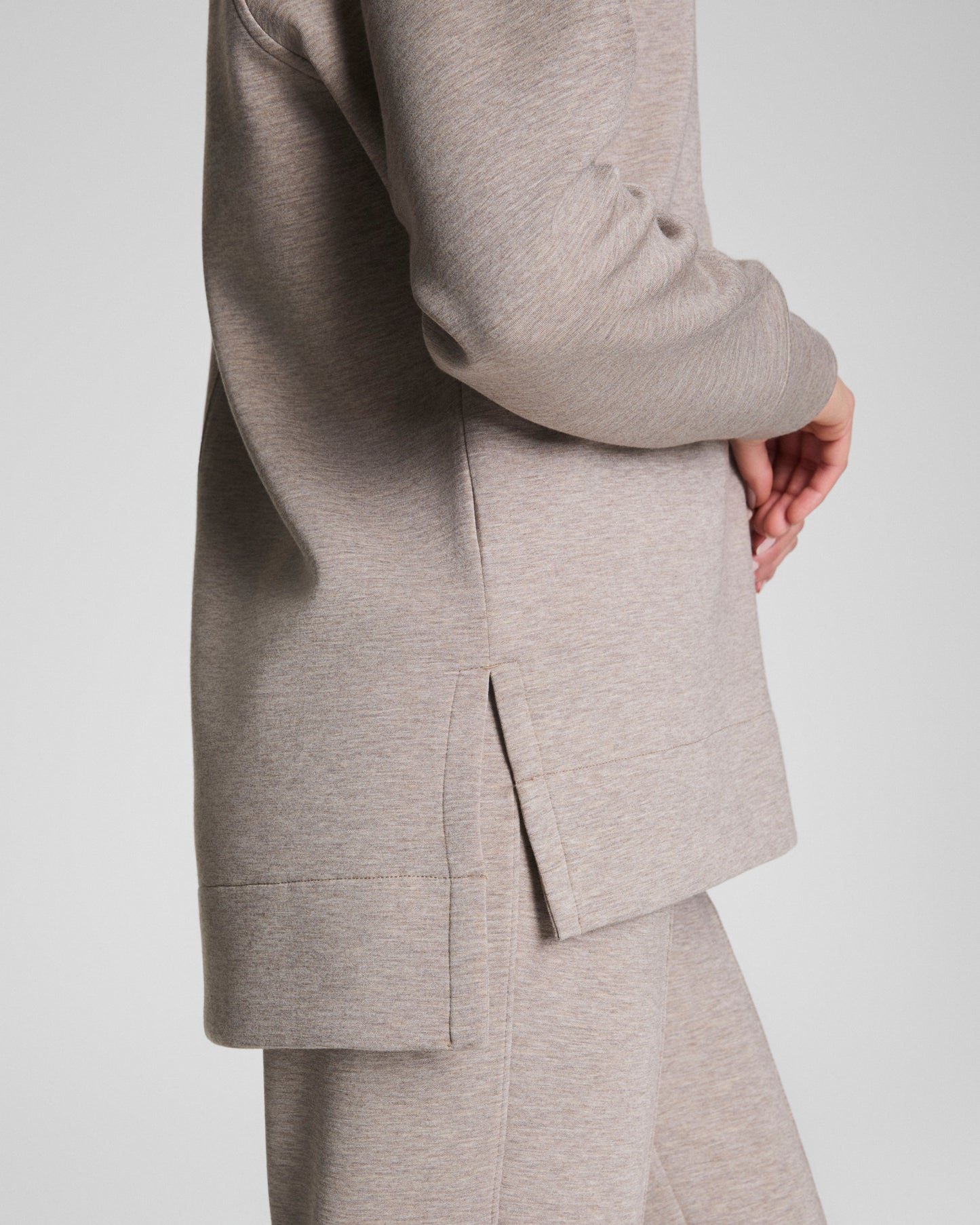 Brushed Airessentials Half Zip Tunic