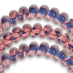 A USA flag themed hair tie pack from TELETIES.