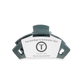 TELETIES Storm Blue Clip Tiny Front View