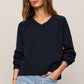 Z SUPPLY Stratton V-Neck Sweater, Eclipse, primary view (Eclipse)