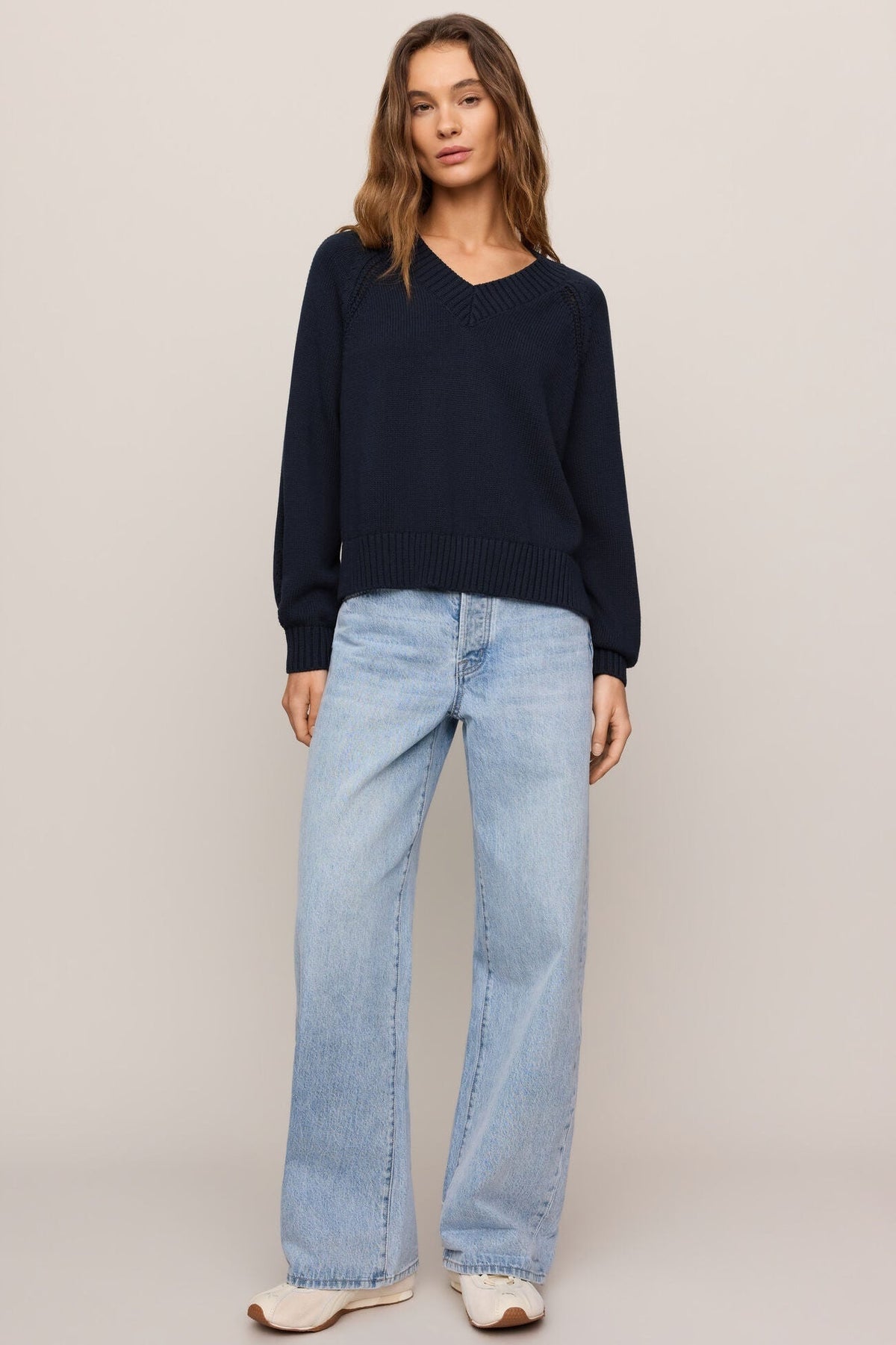 Z SUPPLY Stratton V-Neck Sweater, Eclipse, additional view 2 (Eclipse)