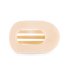 TELETIES Almond Beige Large Flat Hair Clip.