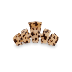 TELETIES Blonde Tortoise Large Hair Clip.