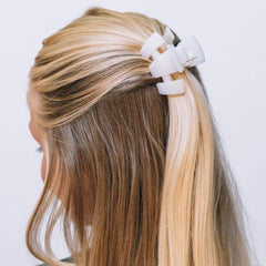 Classic Coconut White Petite Claw Clip - Petite