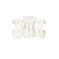 Classic Coconut White Petite Claw Clip - Petite