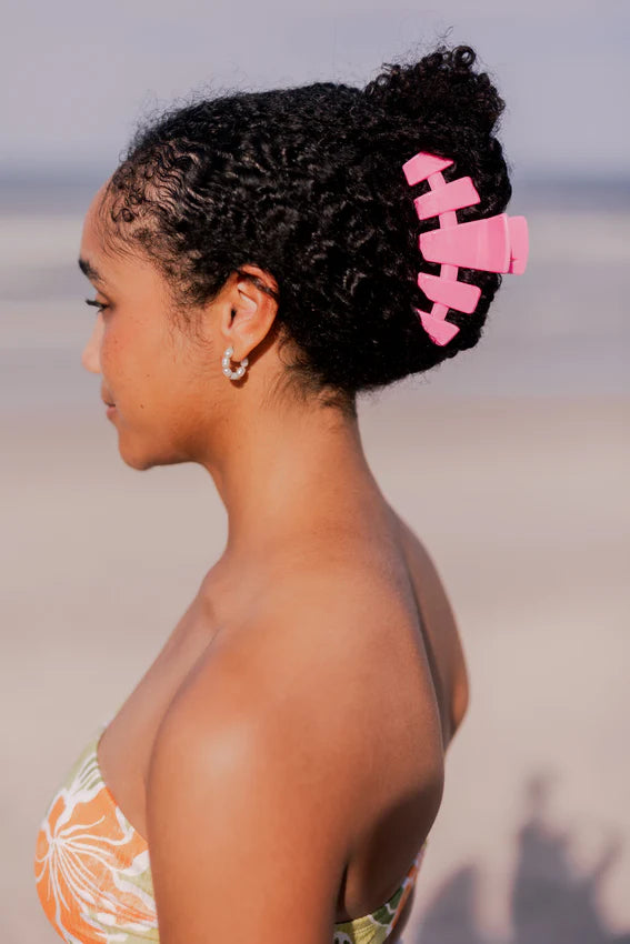 Teleties Classic Large Hair Clip | Paradise Pink