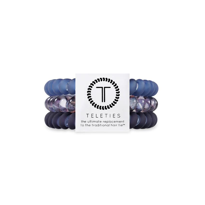 Teleties Hair Tie Pack Small | Midnight Rain