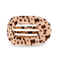 Teleties Large Flat Round Clip | Blonde Tortoise