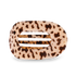 Teleties Large Flat Round Clip | Blonde Tortoise