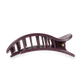Teleties Large Flat Round Clip | Burgundy Bliss