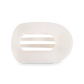 TELETIES Coconut White Large Flat Hair Clip