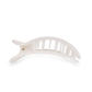TELETIES Coconut White Large Flat Hair Clip