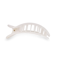 TELETIES Coconut White Large Flat Hair Clip