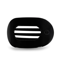 Teleties Large Flat Round Clip | Jet Black