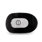 Teleties Large Flat Round Clip | Jet Black