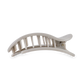 Teleties Large Flat Round Clip | Silver Flames