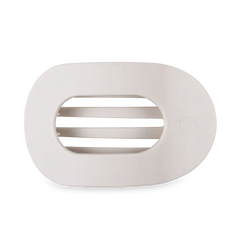 Teleties Large Flat Round Clip | Toasted