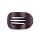 Teleties Medium Flat Round Hair Clip | Burgundy Bliss