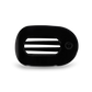 Teleties Medium Flat Round Hair Clip | Jet Black