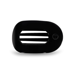 Teleties Medium Flat Round Hair Clip | Jet Black