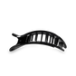 Teleties Medium Flat Round Hair Clip | Jet Black