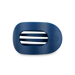 Teleties Medium Flat Round Hair Clip | Midnight Rain