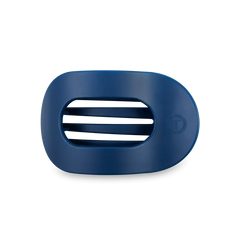 Teleties Medium Flat Round Hair Clip | Midnight Rain
