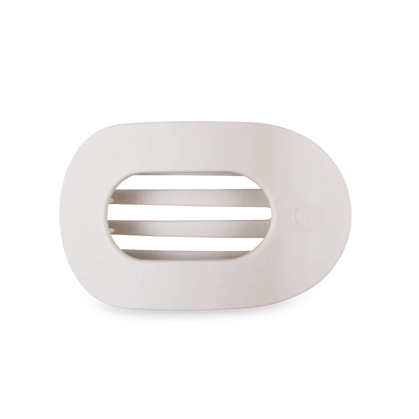 Teleties Medium Flat Round Hair Clip | Toasted