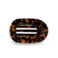Teleties Medium Flat Round Hair Clip | Tortoise