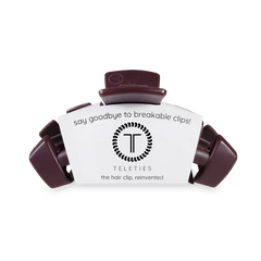 Teleties Medium Hair Clip | Burgundy Bliss