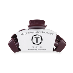 Teleties Medium Hair Clip | Burgundy Bliss