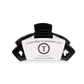 A TELETIES Open Jet Black Medium Hair Clip.