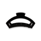 A TELETIES Open Jet Black Medium Hair Clip.