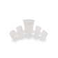 TELETIES - Coconut White Tiny Hair Clip