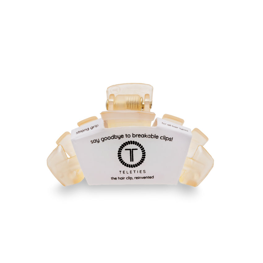 Classic Almond Beige Tiny Claw Hair Clip