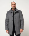 Brushed Peacoat Jacket