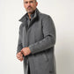 Brushed Peacoat Jacket