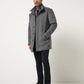 Brushed Peacoat Jacket