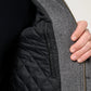 Brushed Peacoat Jacket