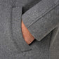 Brushed Peacoat Jacket