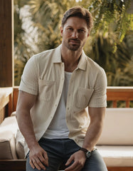 Knit Getaway Button Up