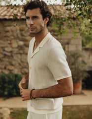 Robles Birdseye Knit Camp Button Up