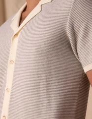 Robles Birdseye Knit Camp Button Up