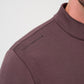 TravisMathew Fibercloud 1/4 Zip, shoulder detail (Raisin)