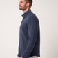 TravisMathew Fibercloud 1/4 Zip, side view (Total Eclipse)