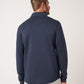 TravisMathew Fibercloud 1/4 Zip, back view (Total Eclipse)