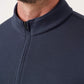 TravisMathew Fibercloud 1/4 Zip, zip detail (Total Eclipse)