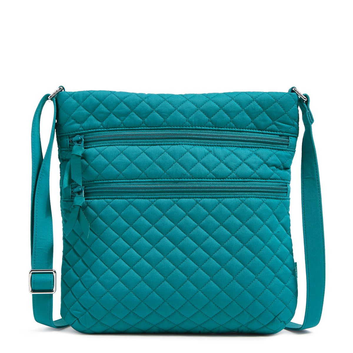 Vera Bradley Triple Zip Hipster bag in Forever Green.