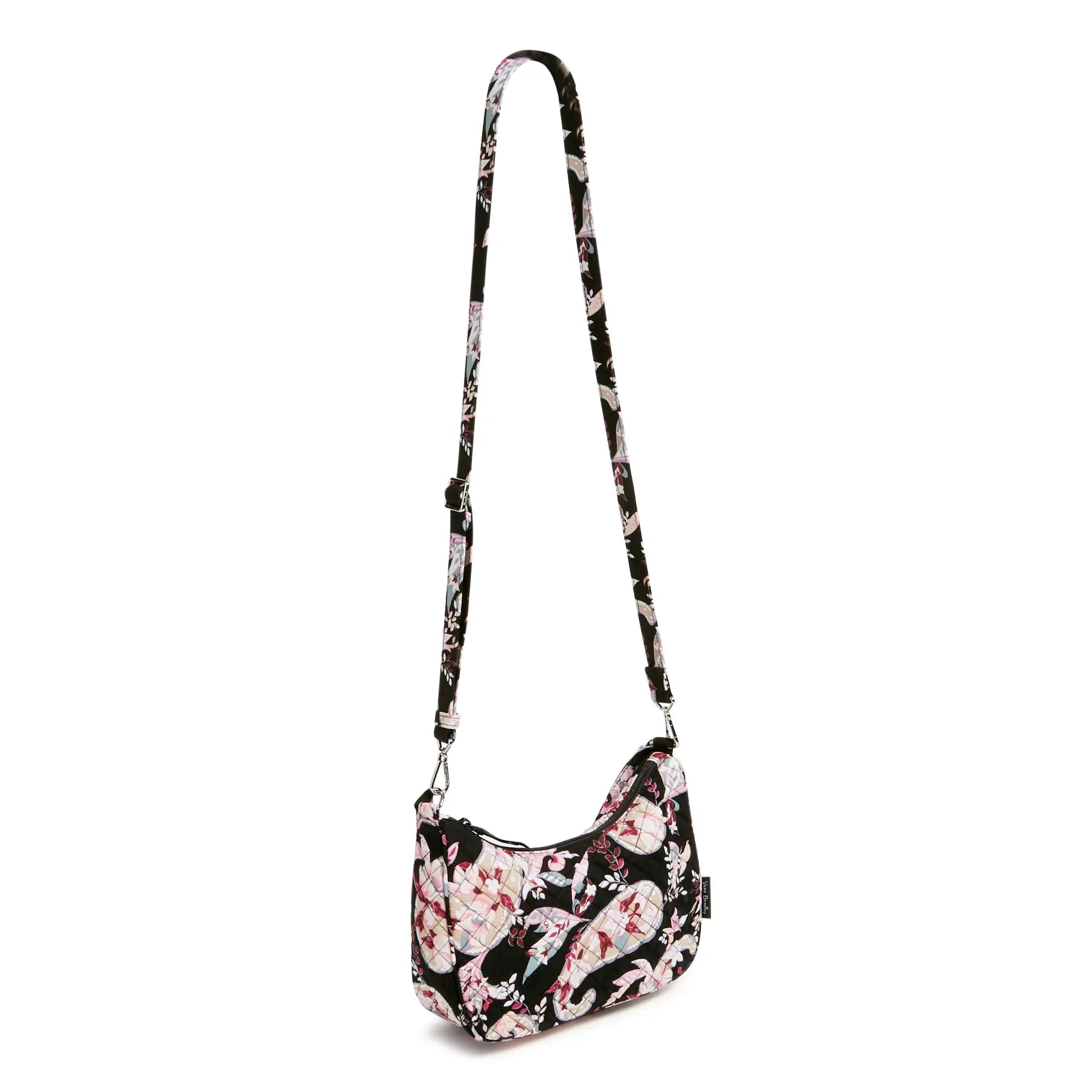 Frannie Crescent Crossbody Botanical Paisley